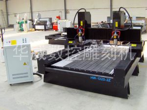 海西蒙古族藏族自治州乌兰县双头立体多功能石材雕刻机HW-1325-2Z